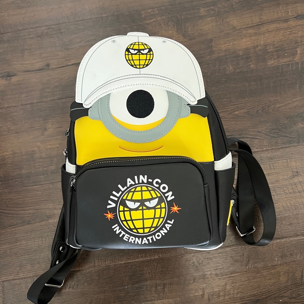 Black and Yellow Minions Universal Studios Backpack